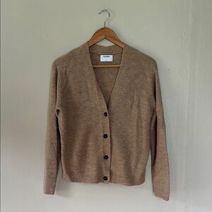 Old Navy Tan Button-Up Cardigan XS